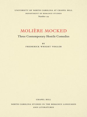cover image of Molière Mocked